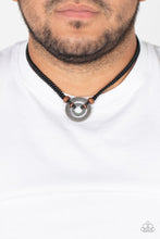 Load image into Gallery viewer, Rural Reef - Black &amp; Silver Urban Necklace - Sabrina&#39;s Bling Collection