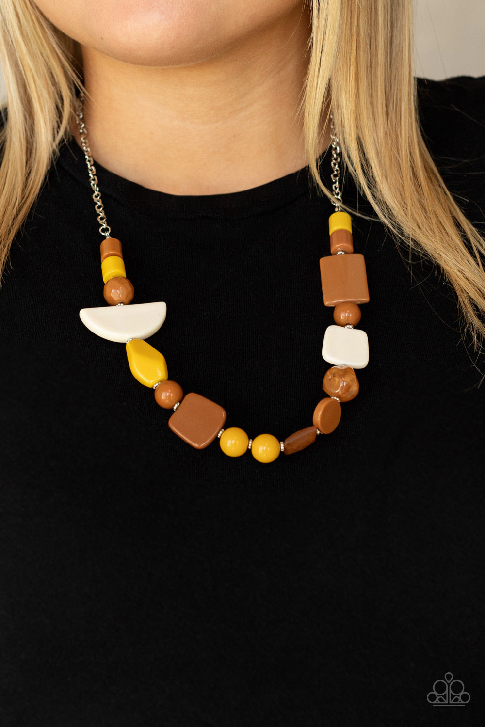 Tranquil Trendsetter - Yellow Necklace - Convention Exclusive 2021 - Sabrina's Bling Collection