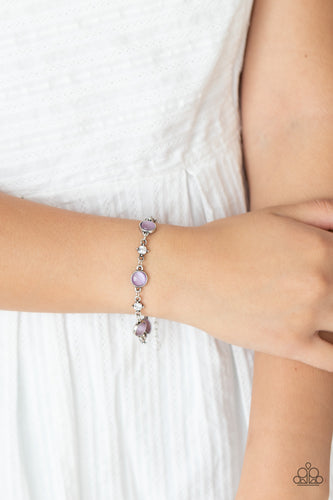 Use Your ILLUMINATION - Purple Bracelet - Sabrina's Bling Collection