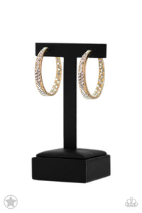 GLITZY By Association - Gold earrings Sabrinas Bling Collection