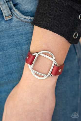 Nautically Knotted - Red Wrap Bracelet - Sabrina's Bling Collection