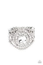 Load image into Gallery viewer, Understated Drama - White Ring - 2022 EMP Exclusive - Sabrina&#39;s Bling Collection