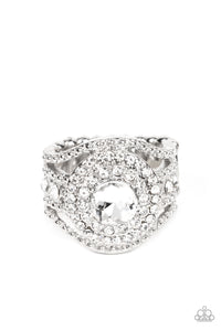 Understated Drama - White Ring - 2022 EMP Exclusive - Sabrina's Bling Collection