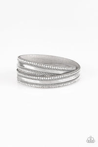 Rocker Rivalry - Silver Bracelet - Sabrina's Bling Collection